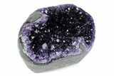 Wide, Deep Purple Amethyst Geode - Uruguay #379375-1